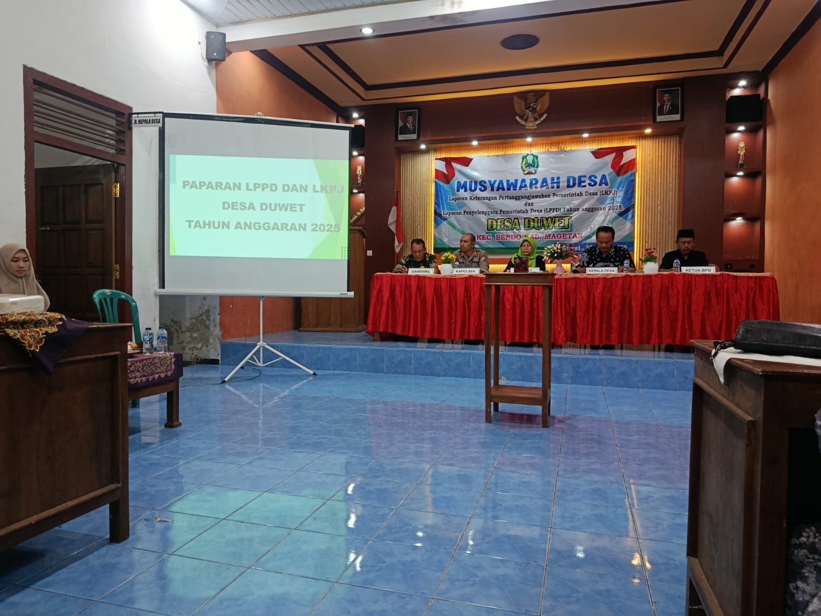 LAPORAN REALISASI APBD DESA DUWET TAHUN ANGGARAN 2025